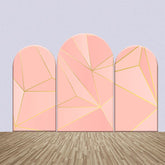 Lofaris Pink Golden Lines Birthday Party Arch Backdrop Kit