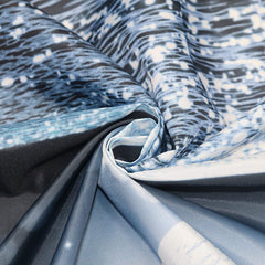 Lofaris Pink Plum Blossom Lake Surface Moon Shower Curtain