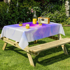Lofaris Pink Purple Romantic Sky Party Rectangle Tablecloth