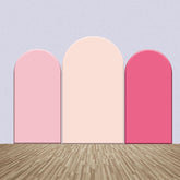 Lofaris Pink Theme Solid Colors Party Arch Backdrop Kit