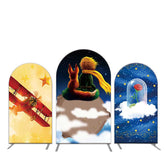 Lofaris Plane Prince Fox Moon Rose Birthday Arch Backdrop Kit