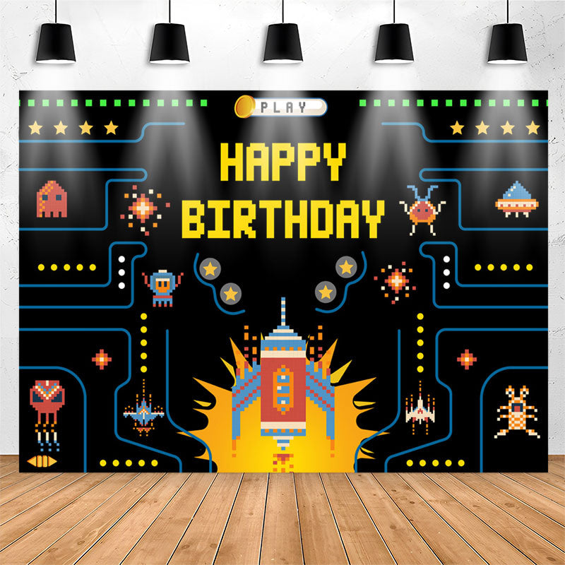 Lofaris Play Games Happy Birthday?Party Backdrop For Boy
