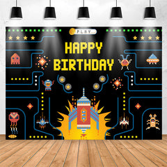Lofaris Play Games Happy Birthday?Party Backdrop For Boy