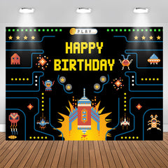 Lofaris Play Games Happy Birthday?Party Backdrop For Boy