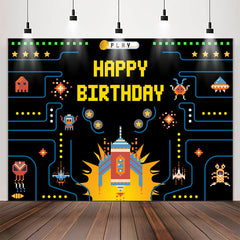 Lofaris Play Games Happy Birthday?Party Backdrop For Boy