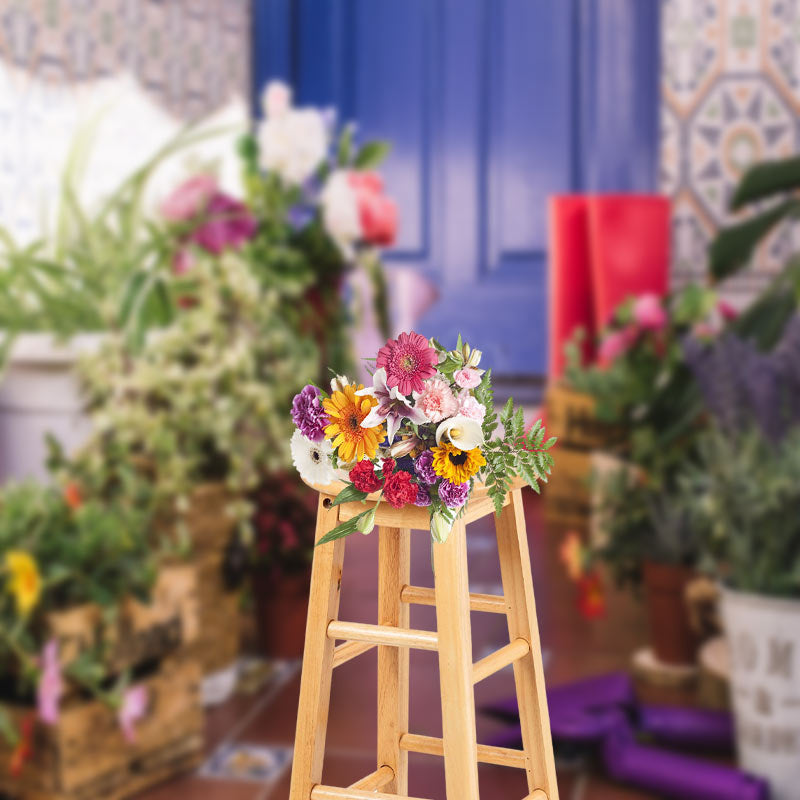 Lofaris Potted Plant Rain Boots Spring Backdrops For Photo