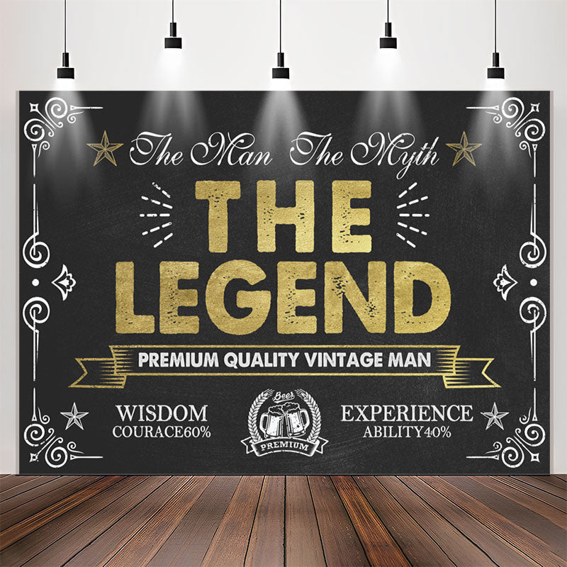 Lofaris Premium Quality Vintage Man Europe Classic Backdrop