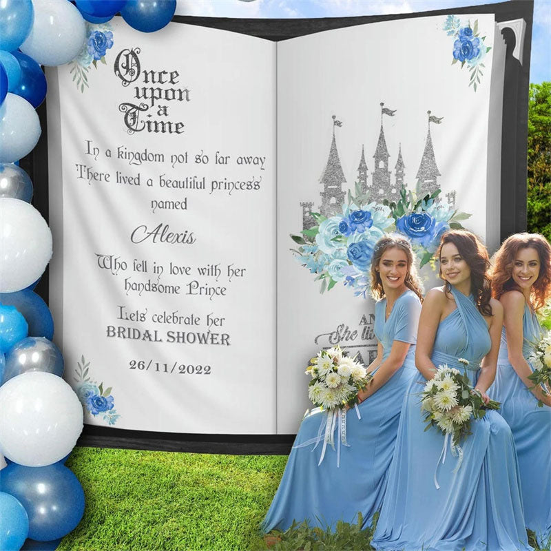 Lofaris Princess Castle Bridal Shower Backdrop Wedding Decor