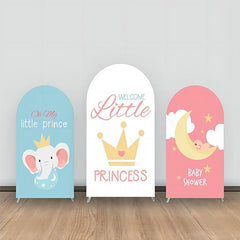 Lofaris Princess Crown Elephant Moon Cloud Arch Backdrop Kit