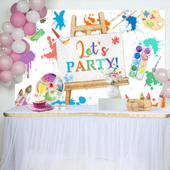 Lofaris Printing Color Graffiti Artboard Party Backdrop