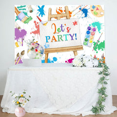 Lofaris Printing Color Graffiti Artboard Party Backdrop
