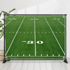 Lofaris Professional Football Field Lines Sports Backdrop