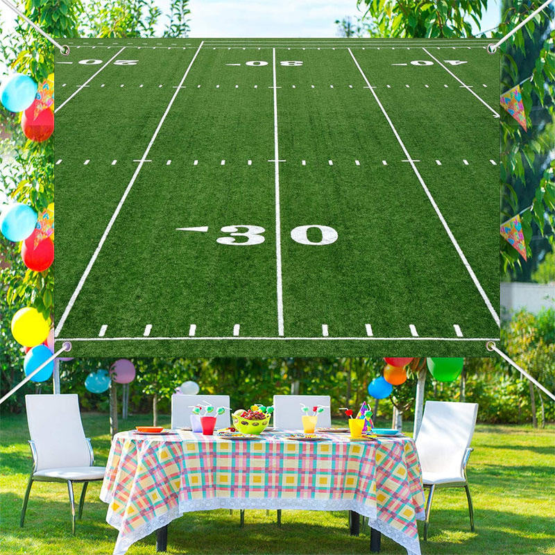 Lofaris Professional Football Field Lines Sports Backdrop
