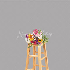 Lofaris Professional Solid Grey Portrait Backdrop For Studio