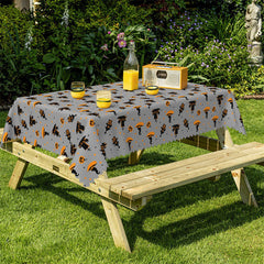 Lofaris Pumpkin And Castle Pattern Halloween Tablecloth