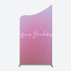 Lofaris Pure Pink Dim Light Hazy Arch Photography Backdrop