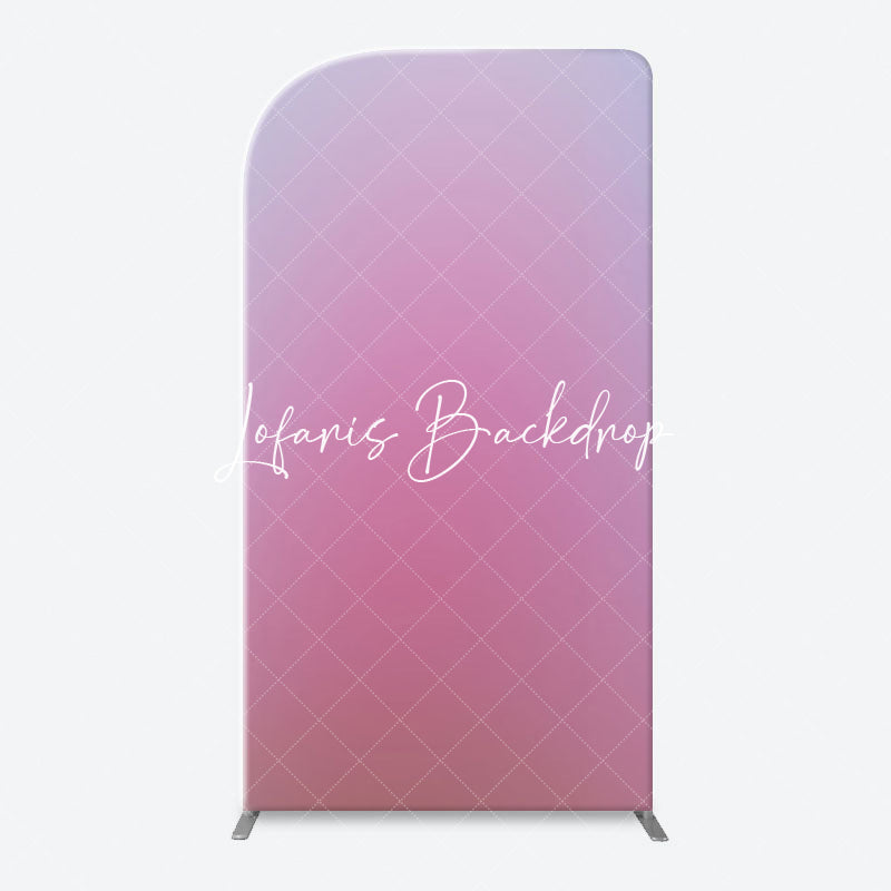 Lofaris Pure Pink Dim Light Hazy Arch Photography Backdrop