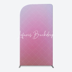 Lofaris Pure Pink Dim Light Hazy Arch Photography Backdrop