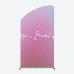 Lofaris Pure Pink Dim Light Hazy Arch Photography Backdrop