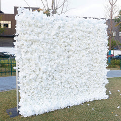 Lofaris Pure White Romantic Artificial Wedding Flower Wall