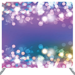 Lofaris Purple Blue Gradient Bokeh Fabric Backdrop Cover