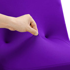 Lofaris Purple Stretch Spandex Banquet Folding Chair Cover