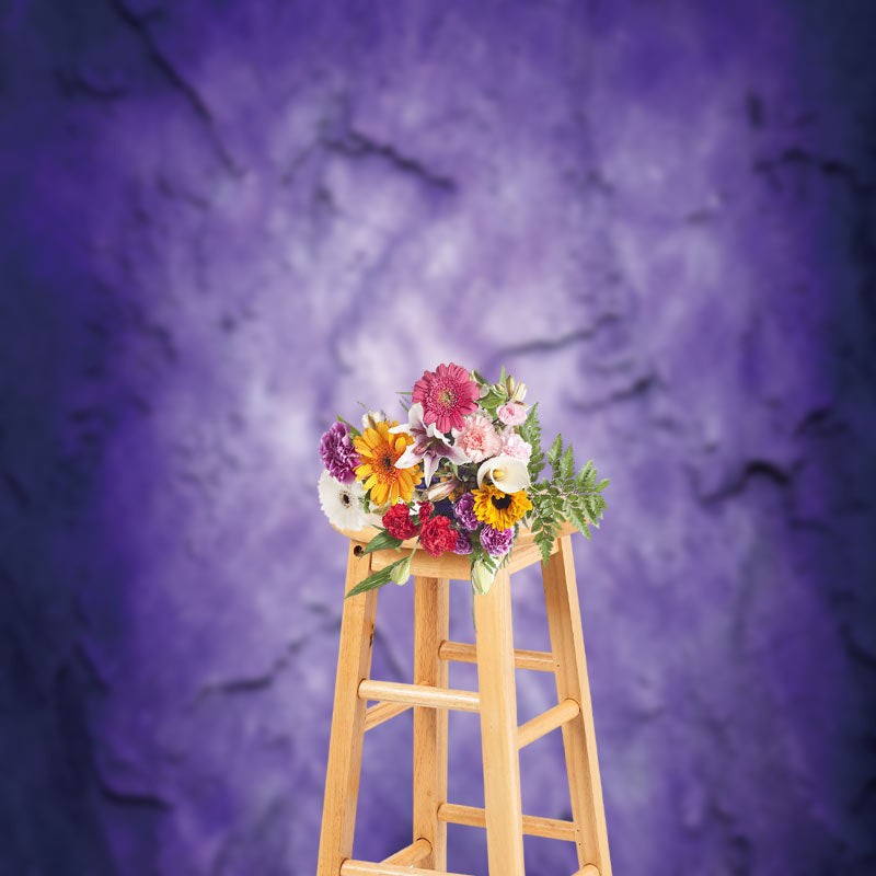Lofaris Purple White Rock Texture Photography Cloth Backdrop