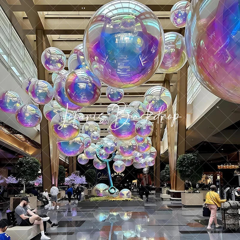 Lofaris Rainbow Inflatable Mirror Ball Event Decor Balloon