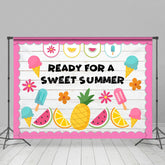Lofaris Ready For A Sweet Summer Ice Cream Fruit Backdrop