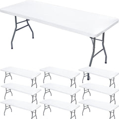 Lofaris 10 Pcs Rectangle Washable Elastic Spandex Picnic Tablecloth