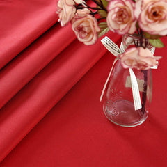 Lofaris Red 150 GSM Polyester Banquet Rectangle Tablecloth