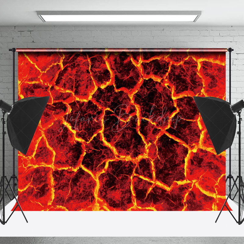 Lofaris Red Black Lava Abstract Textured Backdrop For Photo