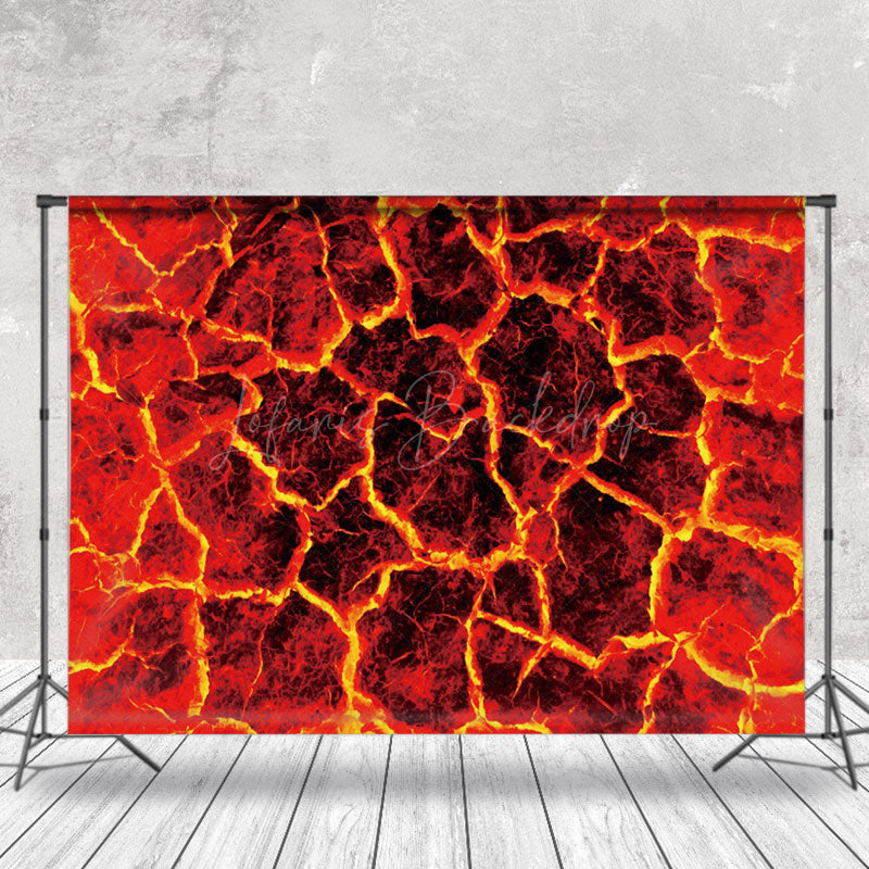 Lofaris Red Black Lava Abstract Textured Backdrop For Photo