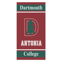 Lofaris Red Custom Name College Beach Towel Holiday Gifts