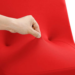Lofaris Red Stretch Spandex Banquet Folding Chair Cover