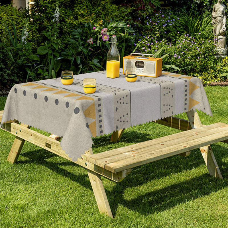 Lofaris Regular Geometric Shape Rectangle Tablecloth