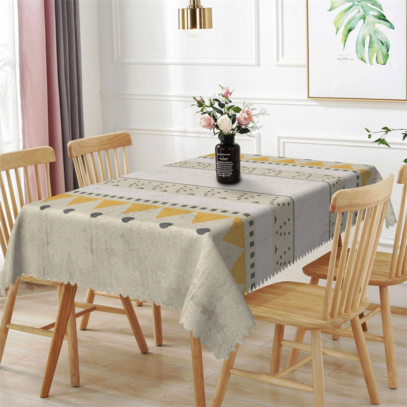Lofaris Regular Geometric Shape Rectangle Tablecloth