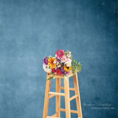 Lofaris Retro Abstract Light Blue Portrait Studio Backdrop