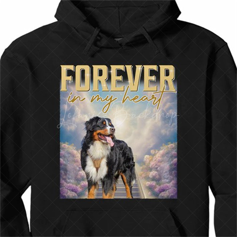 Lofaris Retro Custom Your Pets T Shirt Hoodie with Photo