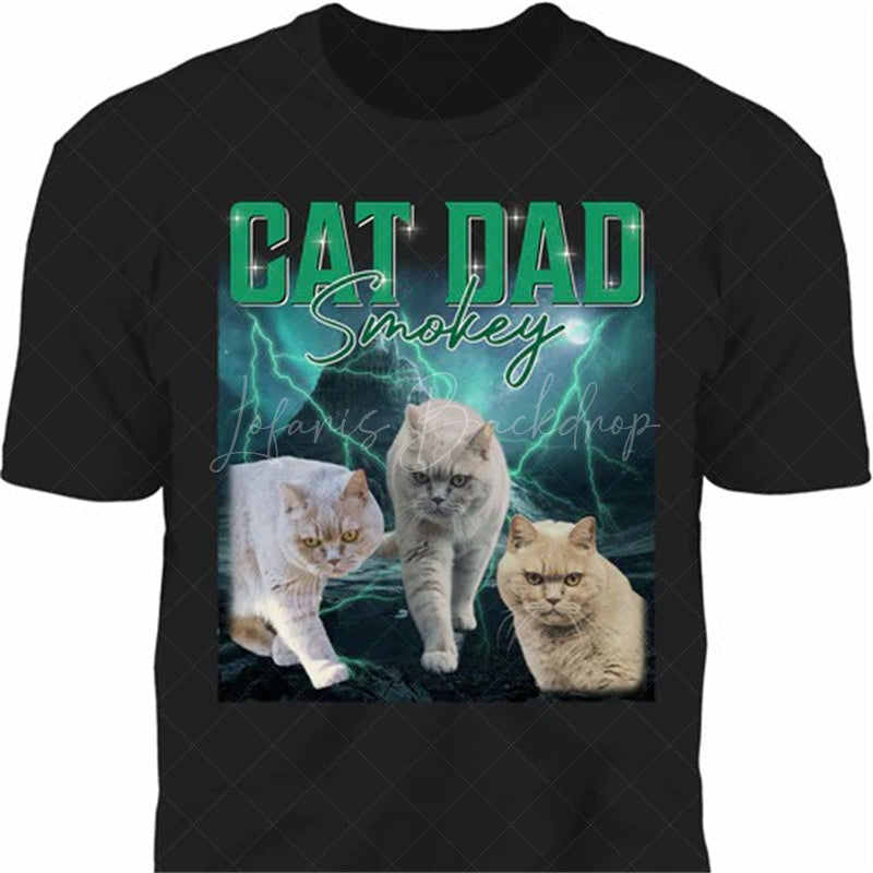 Lofaris Retro Custom Your Pets T Shirt Hoodie with Photo