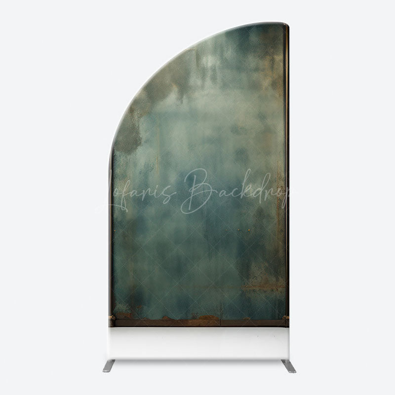 Lofaris Retro Wall Green Arch Backdrop Cover For Photography