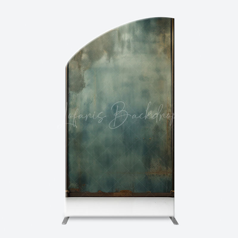 Lofaris Retro Wall Green Arch Backdrop Cover For Photography