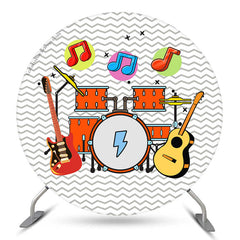 Lofaris Rock Of Music Lovely Piano Round Backdrop Kit For Kid