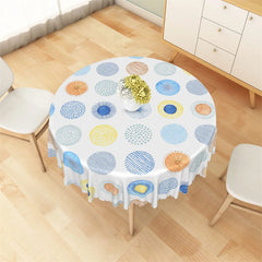 Lofaris Round Colorful Dandelion Cute Tablecloth