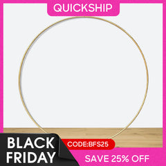 Round Metal Sturdy Backdrop Stand for Decoration