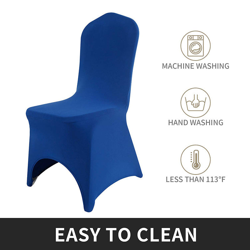 Lofaris Royal Blue Open Back Stretch Spandex Chair Cover