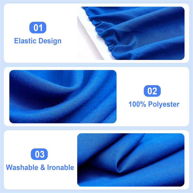 Lofaris Royal Blue Round Party Backdrop for Photo Booth