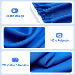 Lofaris Royal Blue Round Party Backdrop for Photo Booth