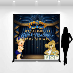 Lofaris Royal Mardi Gras Custom Baby Shower Party Backdrop