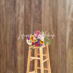 Lofaris Rustic Rough Brown Plank Backdrop For Photography